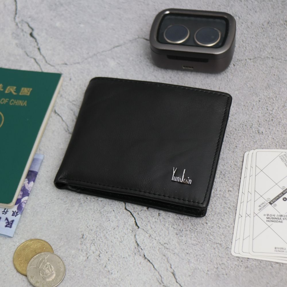 【YUNJOIN】Eterna Genuine leather short wallet, , large