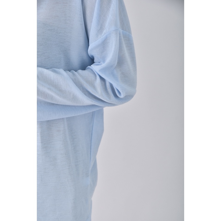 (XL) 紫皇冠質感圓領紫色長袖上衣二手衣, , large