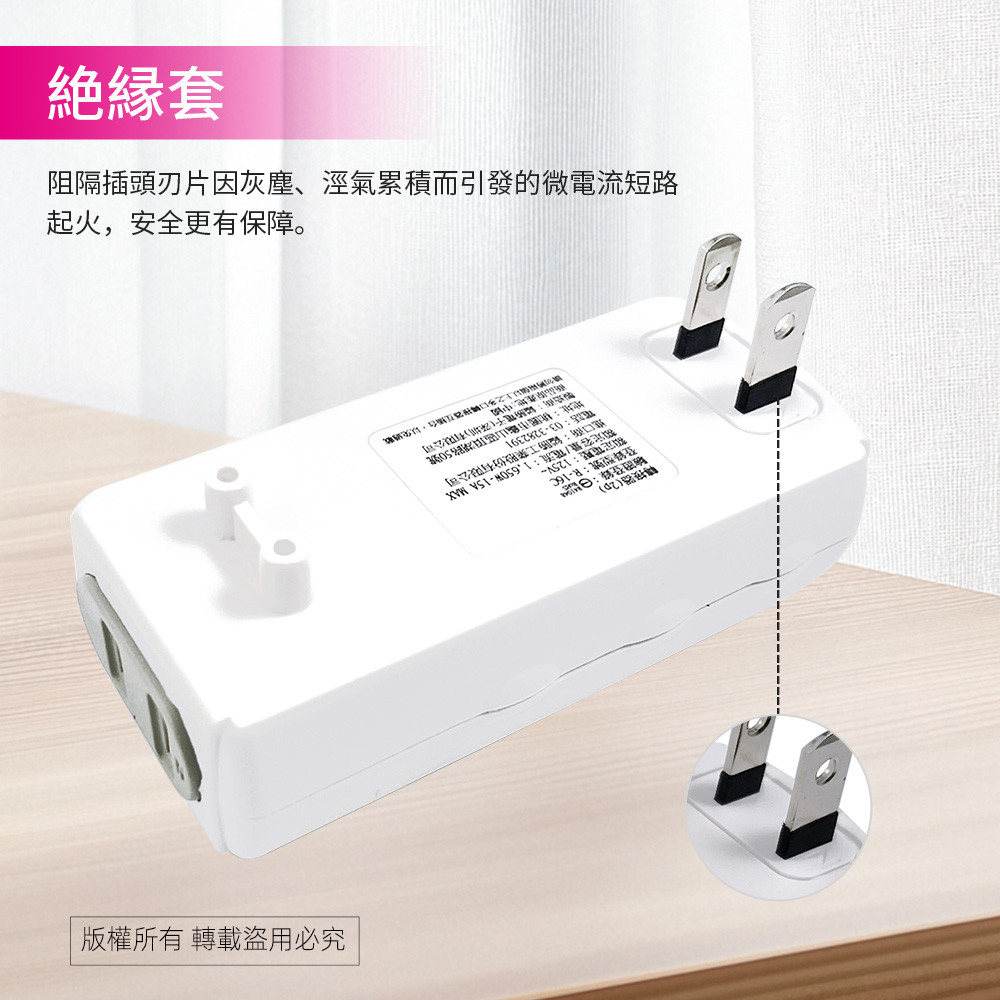 實用牌1開3插轉接器 PNA-116 產品特點: 自動安全防護蓋(選配) 單孔, , large