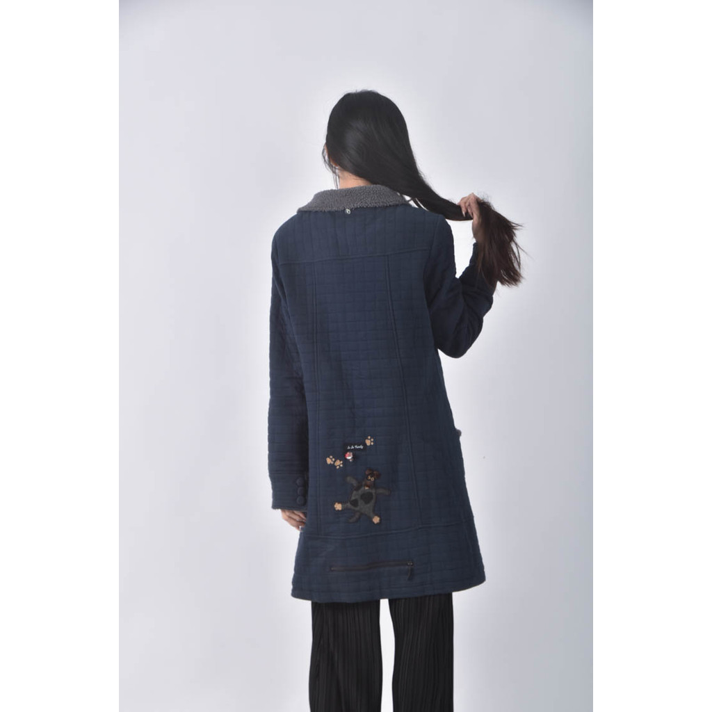 (XL) juju family格紋藍色外套二手衣, , large
