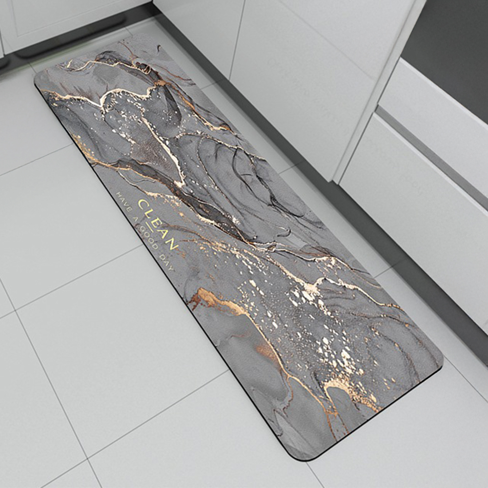 大理石系列廚房珪藻土軟式地墊 【多款多尺寸可選】珪藻土地墊 速乾 吸水 矽藻土地墊 浴室 廚房 軟式地墊, , large