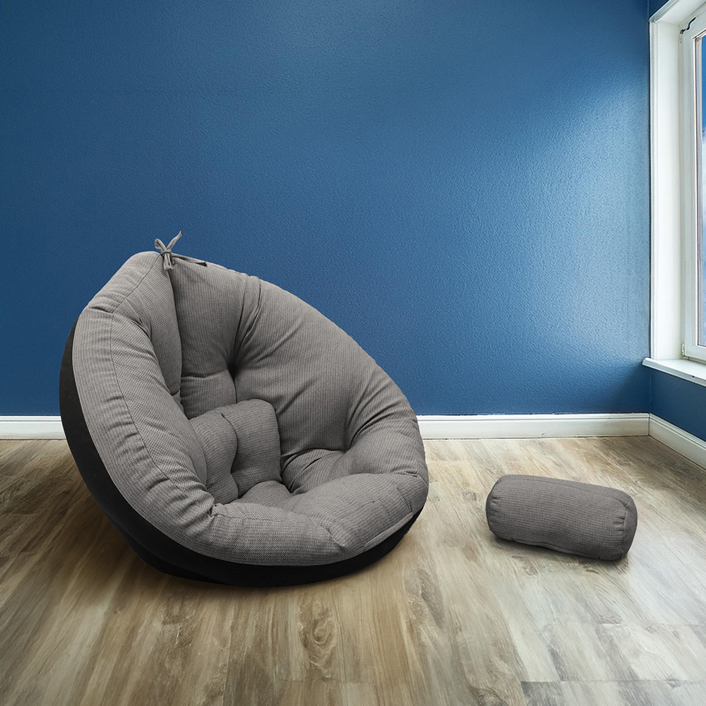 [台客嚴選] 北歐風多用途記憶舒適懶骨頭 台灣製 懶骨頭 和室椅 坐墊 懶人沙發 包覆佳, , large