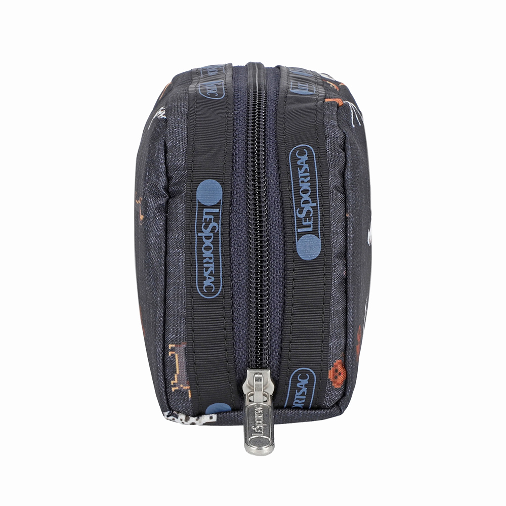 Lesportsac Rectangular Cosmetic 長形化妝包 盥洗包 收納包 女包(像素小狗), , large