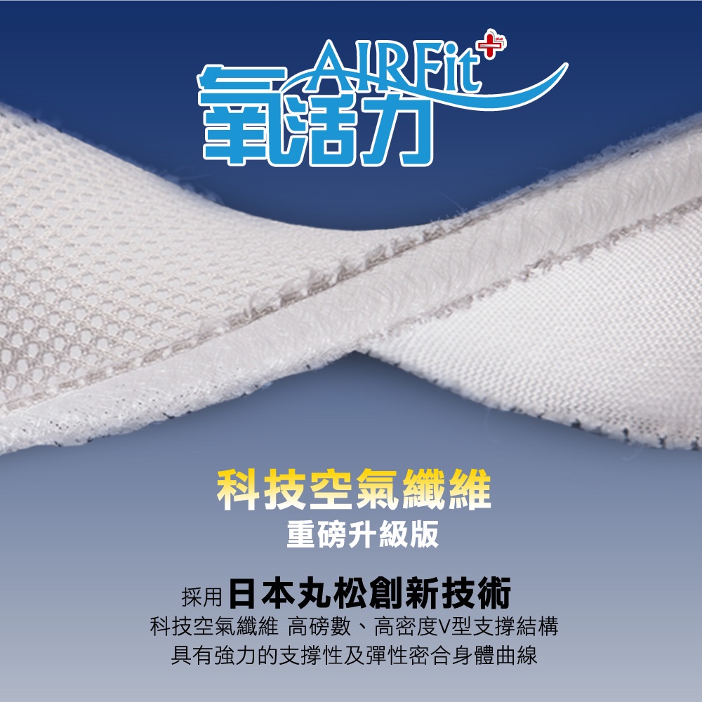 【日本旭川】AIRFit氧活力酷涼涼感2.2cm空氣床墊 伊正推薦 可水洗 6D透氣循環 高回彈 涼墊 涼蓆, , large