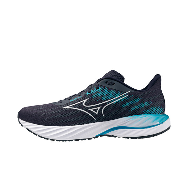 Mizuno Wave Inspire 21 Sw 男 慢跑鞋 超寬楦 彈力 支撐 緩震 深藍 [J1GC254551], , large