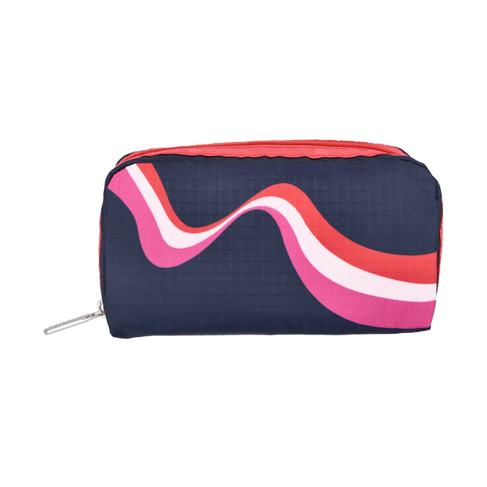 |快速出貨|Lesportsac Rectangular Cosmetic 長形化妝包/ 復古波浪, , large