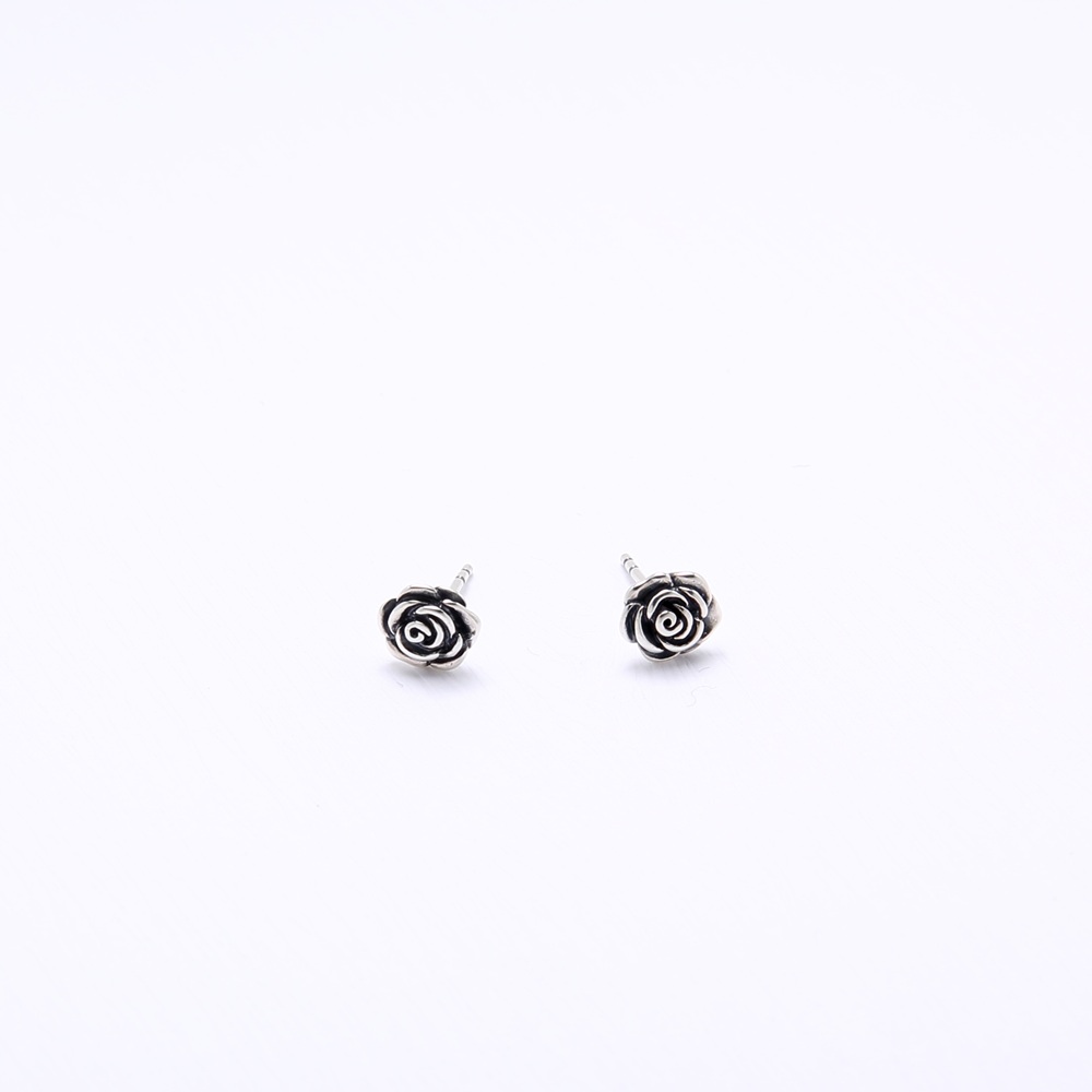 【Angel & Me】Le Petit Prince Rose s925 sterling silver earrings birthday gift, , large