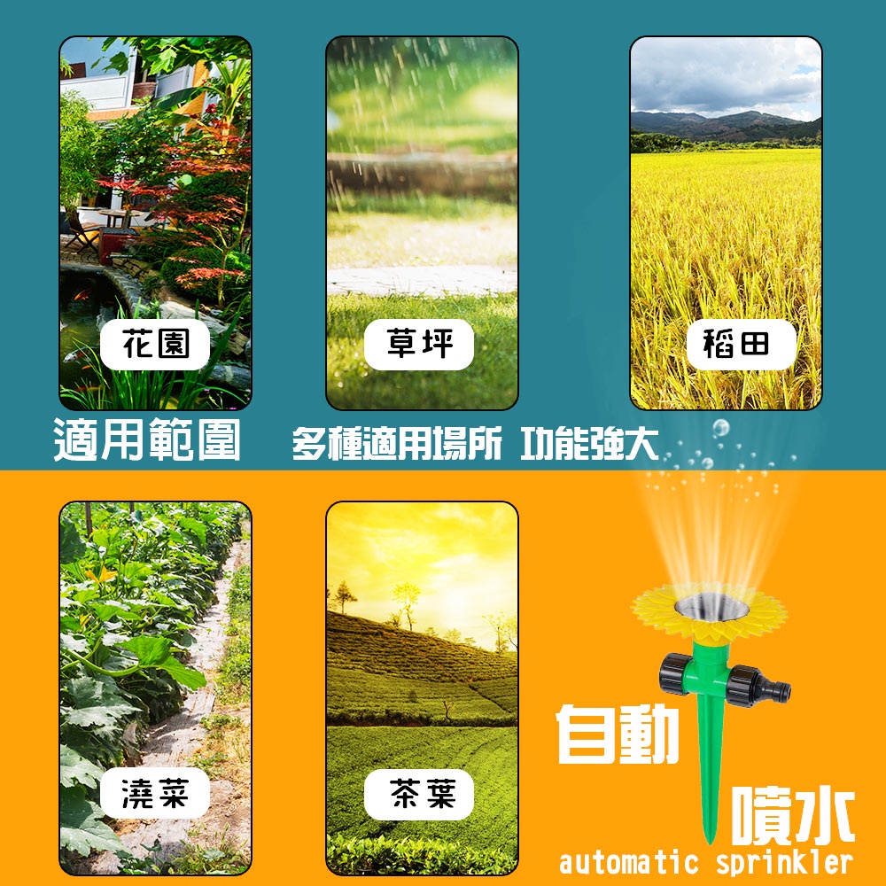 GS MALL 台灣製造 1入 插地式園藝灑水器 園藝灑水器 灑水器 澆水器 園藝器具 園藝噴水 園藝用具, , large