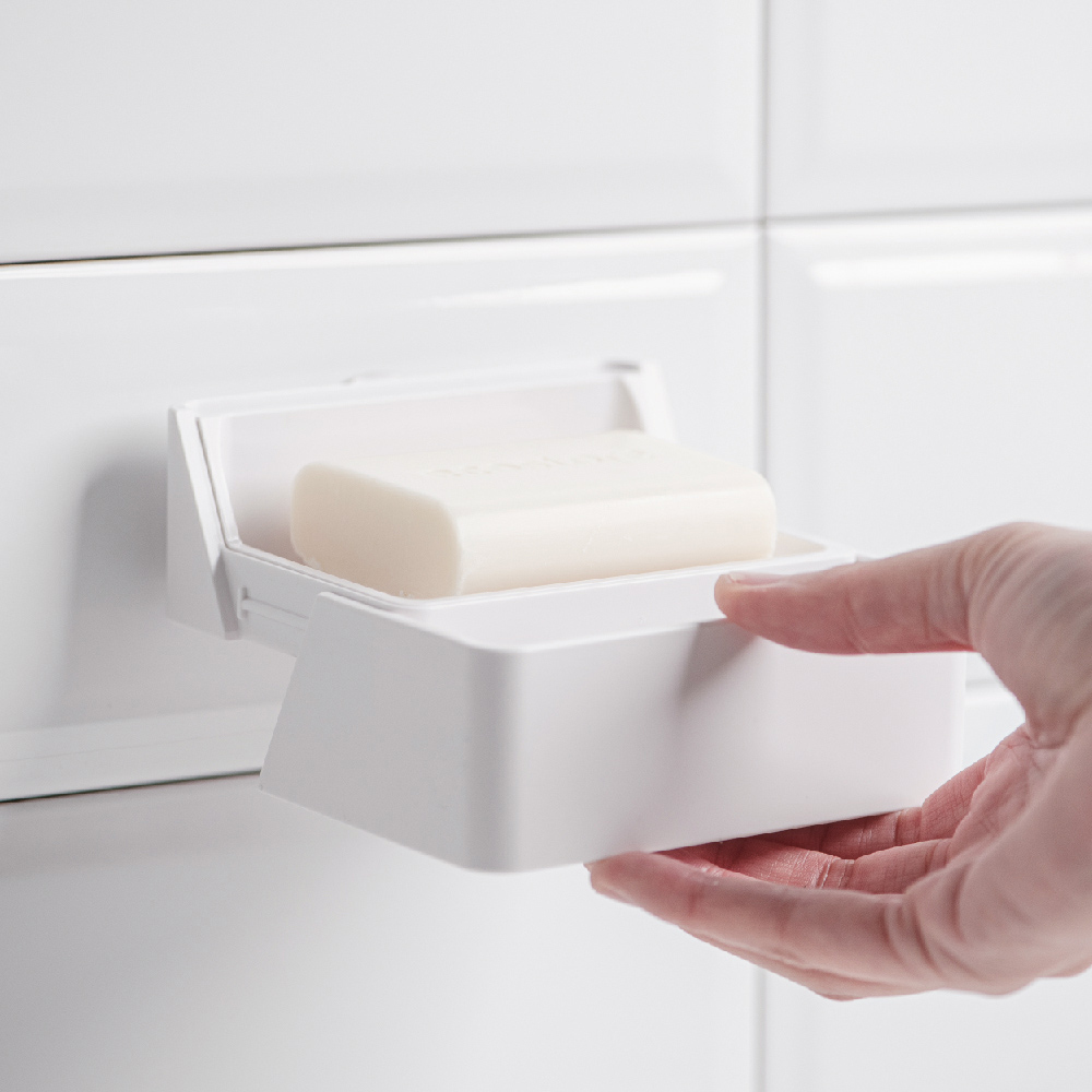 Suzzi Ventilating Travel Soap Bar Container White, , large
