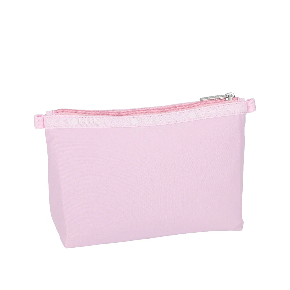 Lesportsac Cosmetic Clutch 雙層拉鍊化妝包 收納袋 盥洗包 女包(櫻花粉), , large