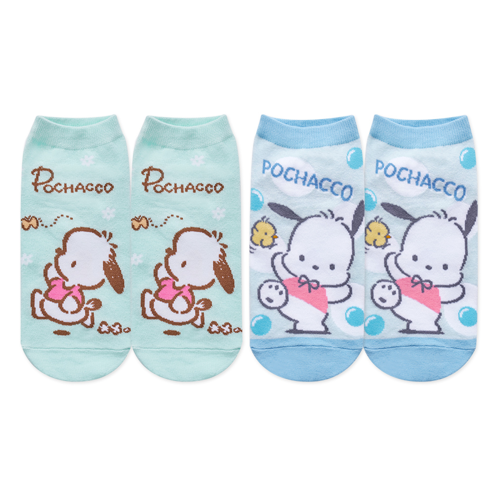 (多款)Sanrio 三麗鷗 帕洽狗短襪【旺達棉品】PC-A501, , large