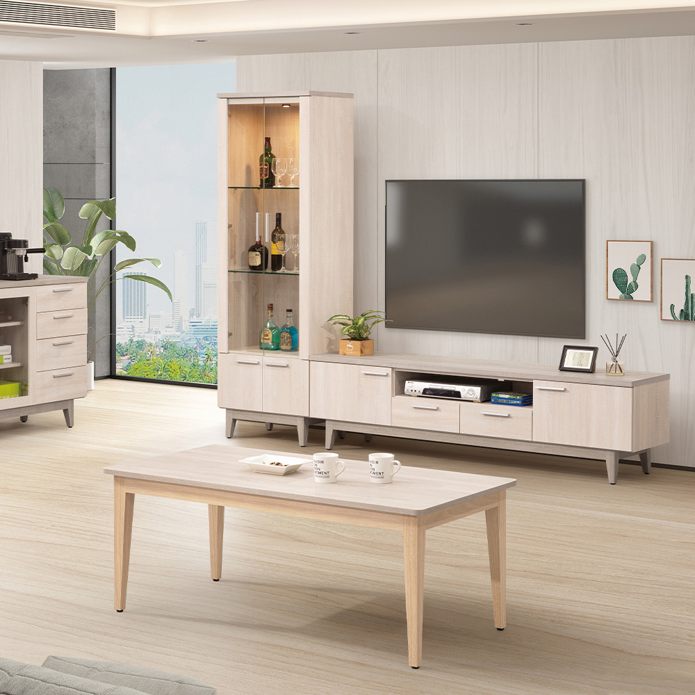 【唯熙傢俱】海瑟薇雙色6尺電視櫃, , large