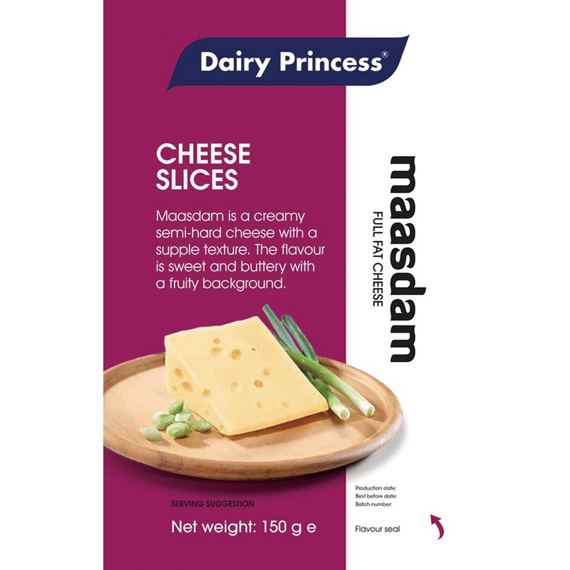 Dairy Princess Cheese Slices-Maasdam, , large