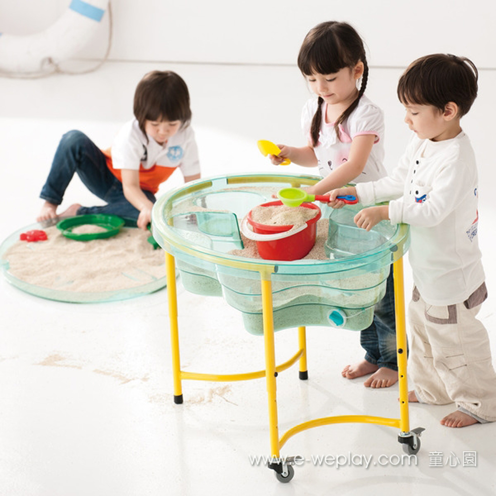 [Yong Quanxin] Weplay Body Potential Development Series [Creative Interaction] Doll Sandbox (Transparent Green) ATG-KT2001-00C, , large