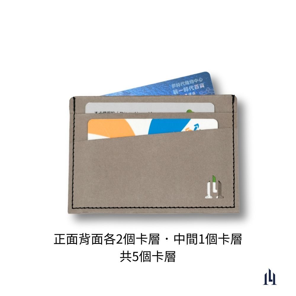[LOGINHEART]全防護屏蔽感應卡夾 木質冷灰 可客製 5卡層皆受屏蔽 防盜刷 防消磁 台灣製造獨家精品, , large