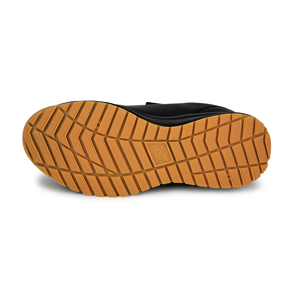 ROAD EASY MIT防潑水防護鞋 工作鞋 安全鞋 鋼頭鞋 台灣製造 寬楦 防穿刺 反光 透氣 散熱 耐油 防滑 黑, , large