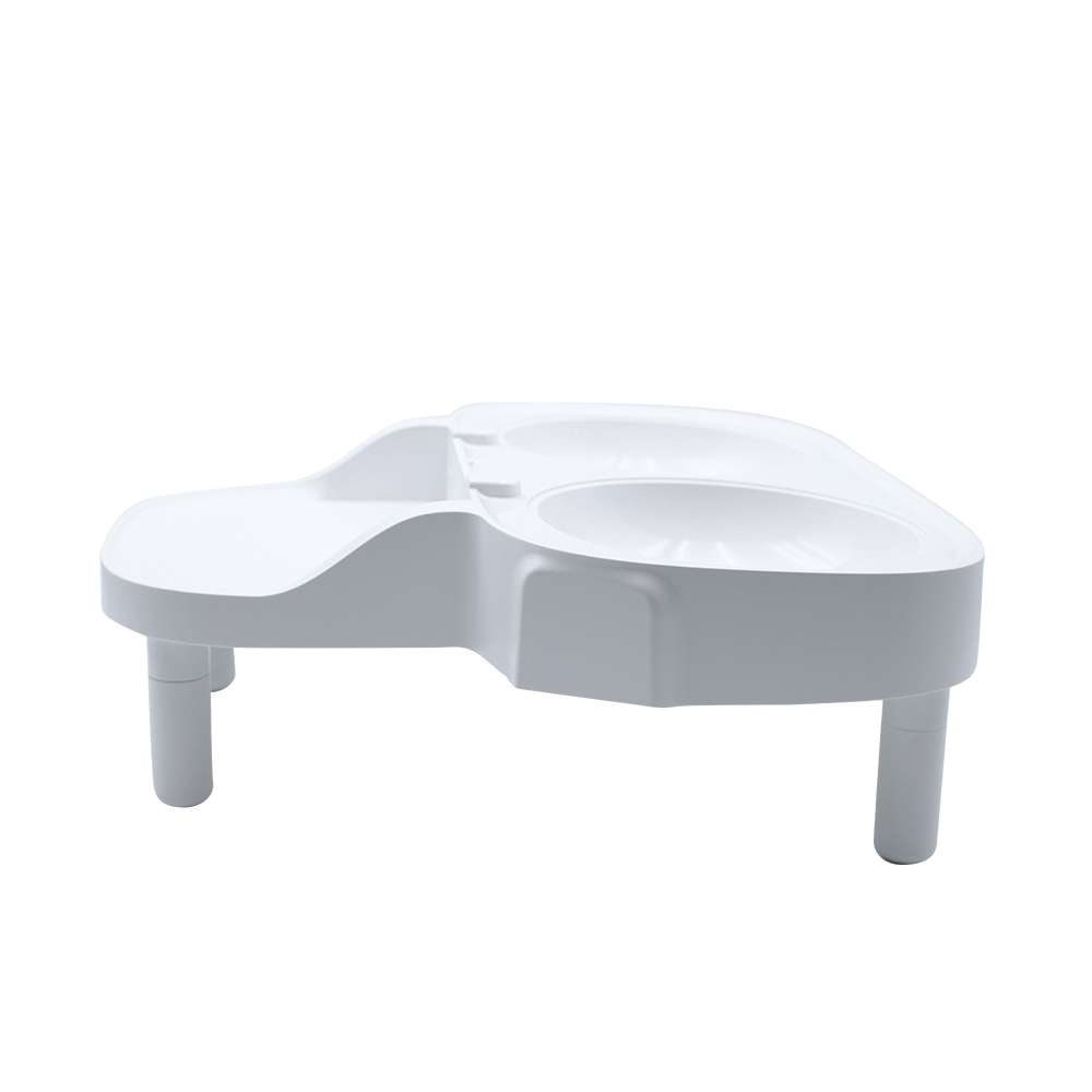 Homerunpet Pet feeder raised food stand double bowl raised stand, , large