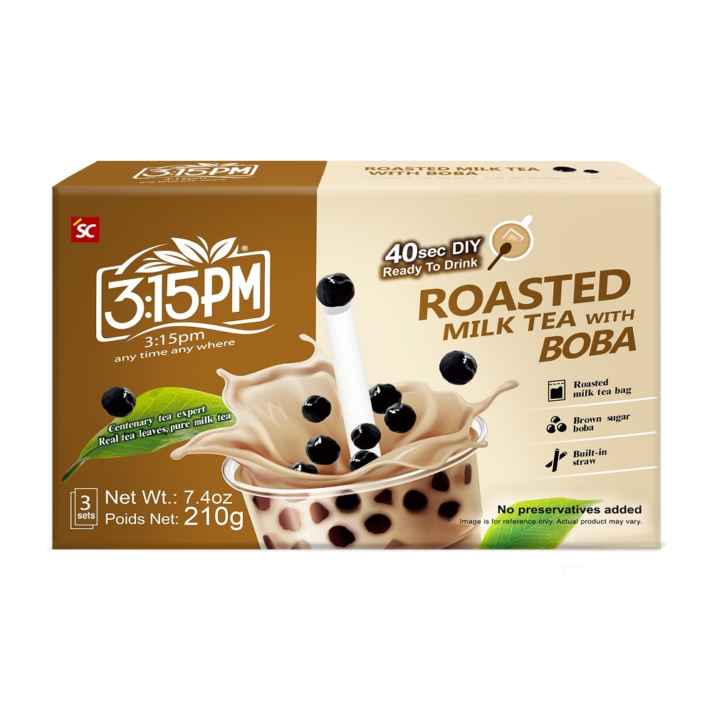 Roasted Milk Tea With Boba, , large