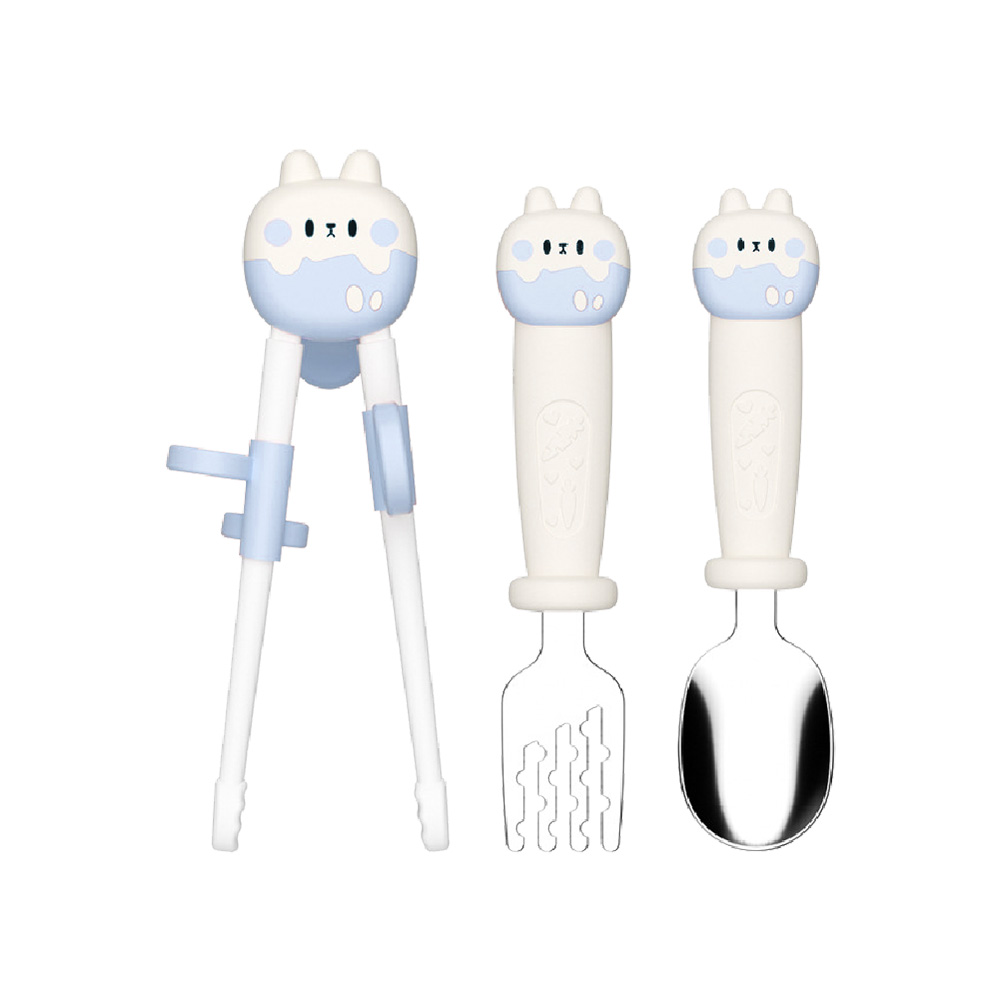 Stainless Steel Cute Cartoon Cutlery Set, , large