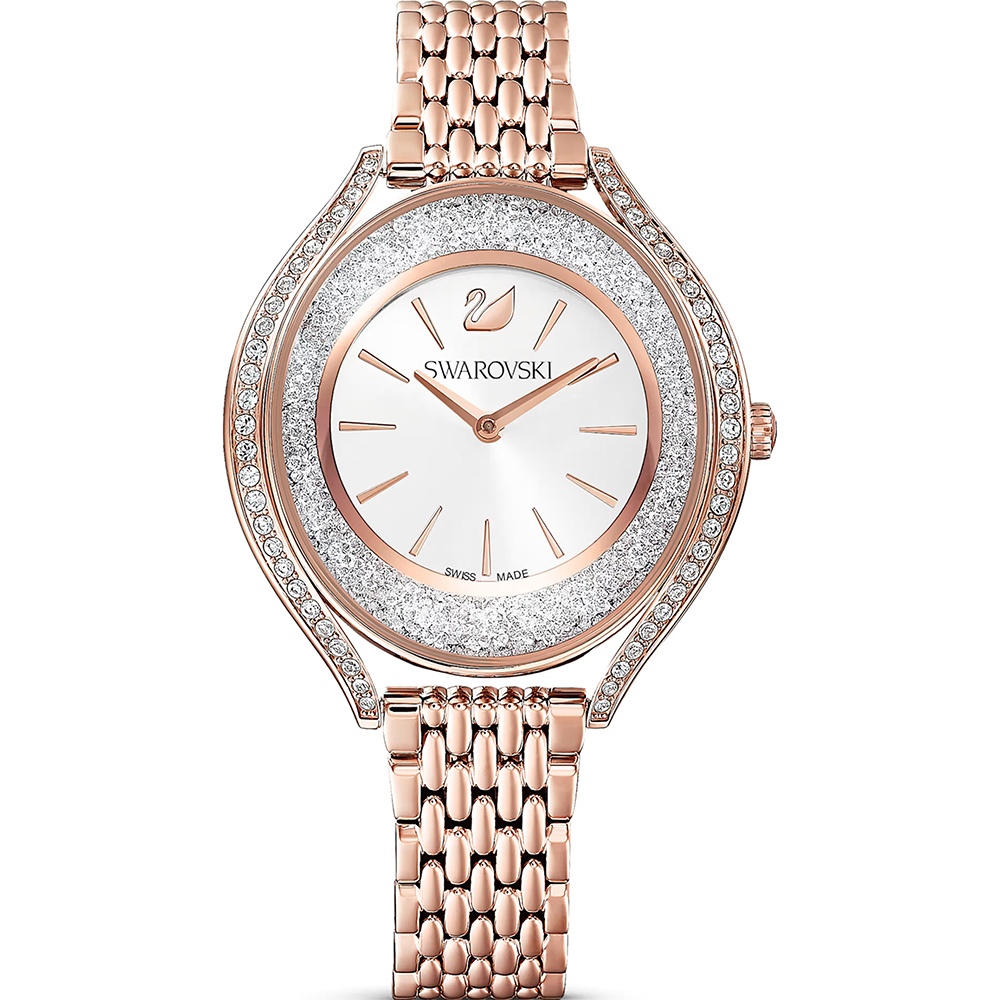 SWAROVSKI 施華洛世奇 Crystalline Aura 送禮 奢華水晶女錶 手錶-35.5mm 5519459, , large