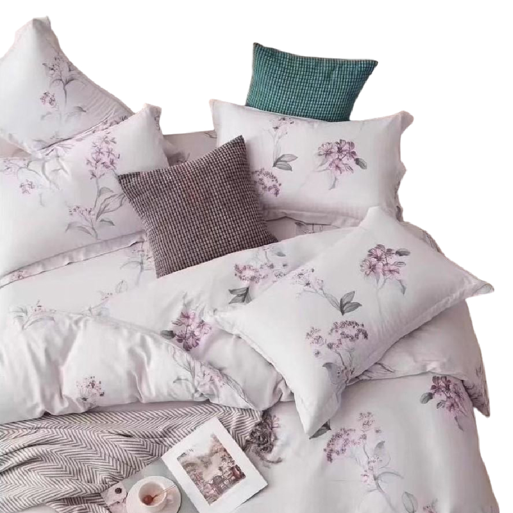【HBS】Tencel bed bag 3-piece set-double plus size, , large