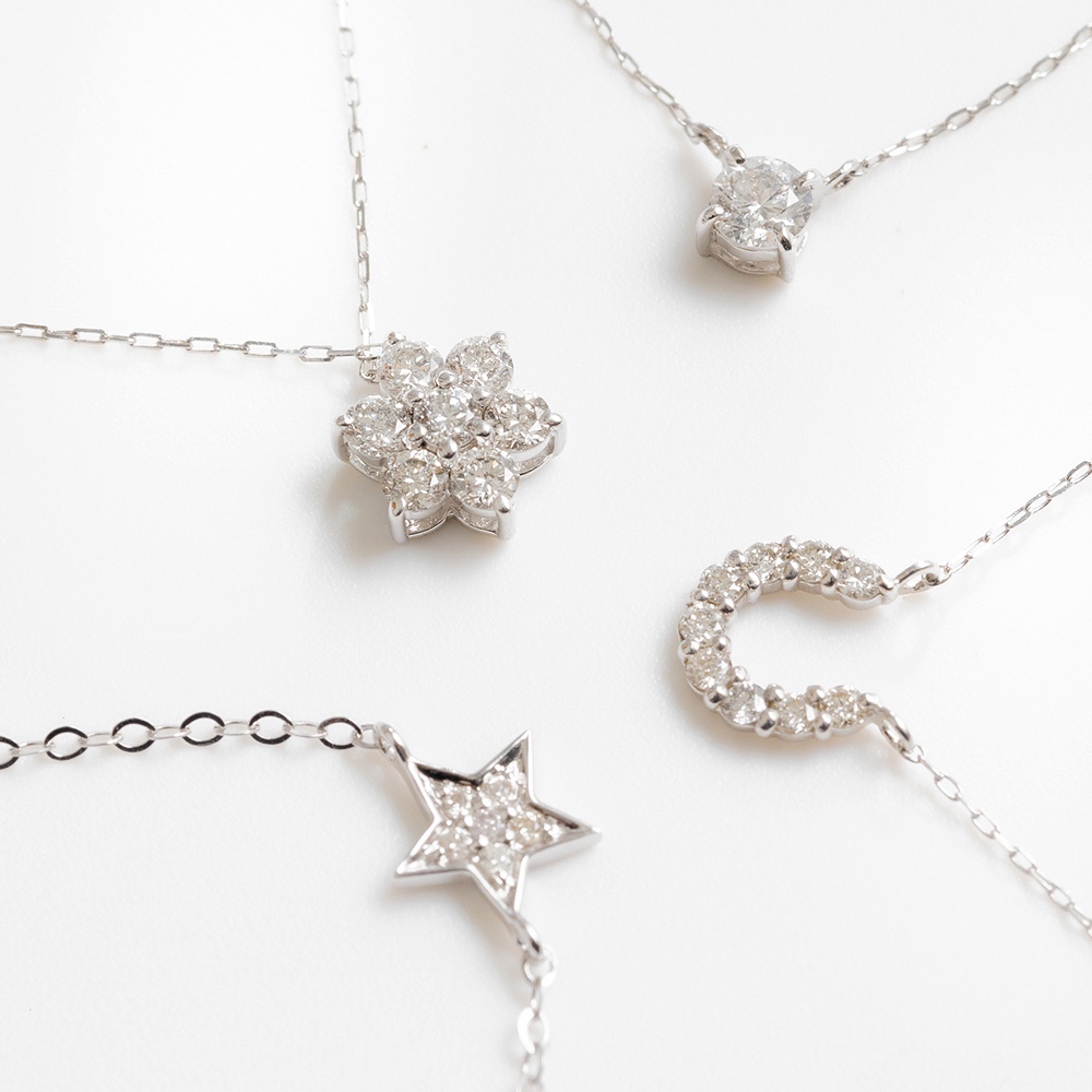 【真鑽手鍊】A'jane 18K白金 白金星願 鑽石手鍊 A052503-008, , large