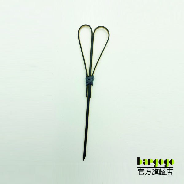 [巴果果]水果叉 調酒裝飾 竹叉 竹籤 叉子 竹串 點心叉 炸物叉 串烤叉 漢堡串 婚禮派對 黑色剪刀串JM-Ks009-BK