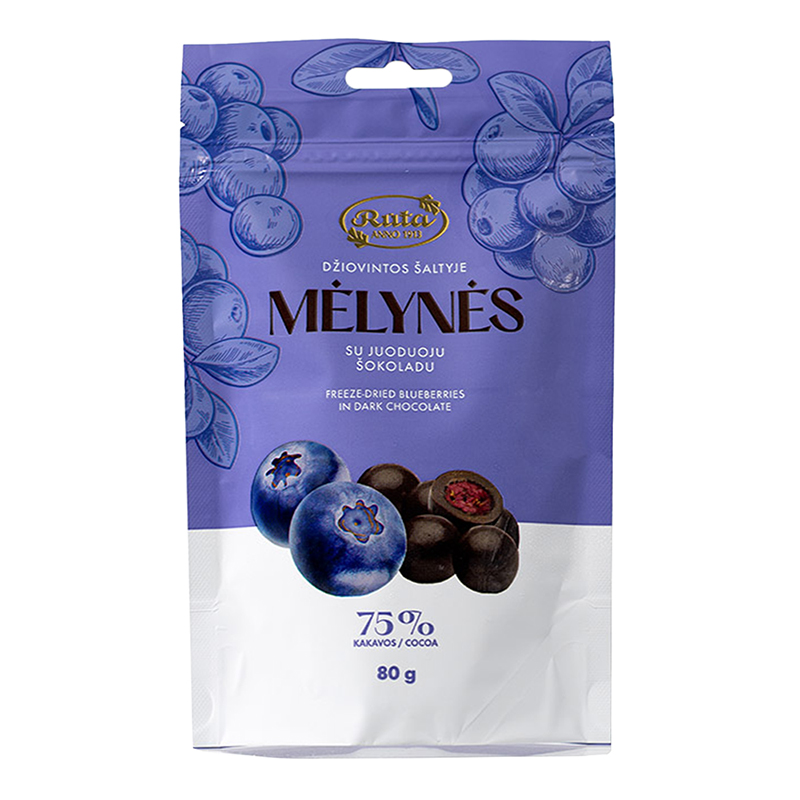 Freeze dried blueberries dark chocolate, , large