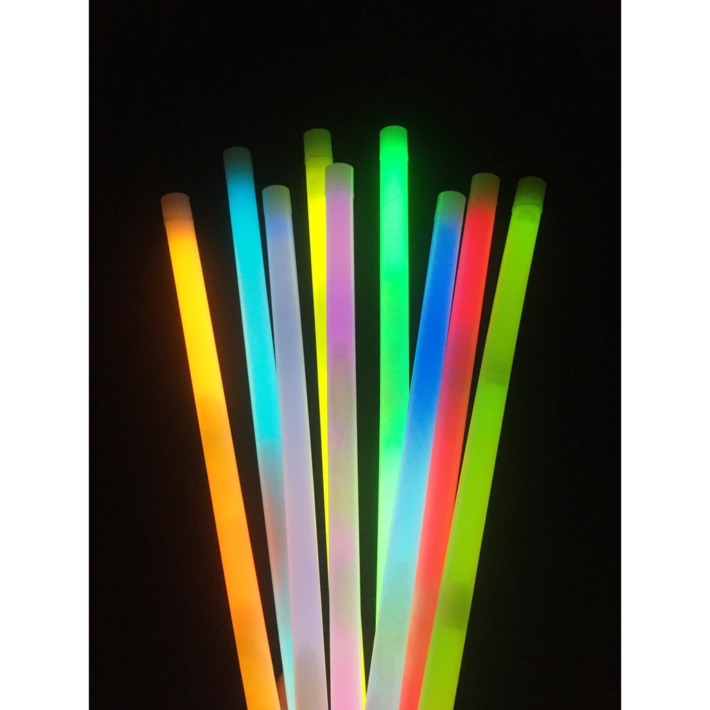 [冠岱]台灣製15吋螢光棒  385mm 大支螢光棒 鼓棒 排字 生存遊戲 發光棒 夜光棒 (20入散裝包賣場) 台灣製造