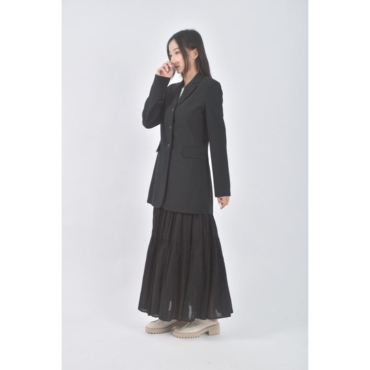 (S) kookai西裝質感黑色外套二手衣, , large