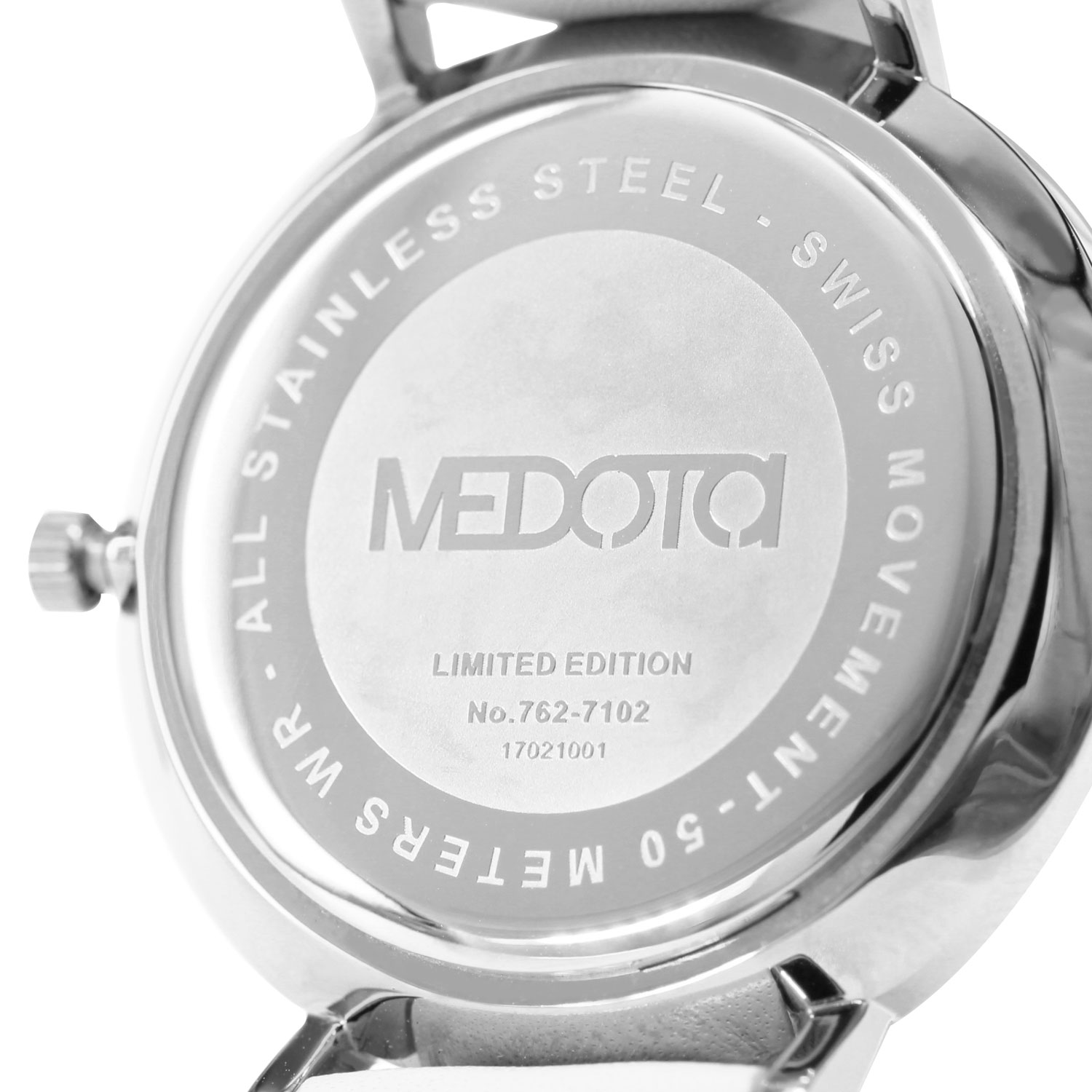 [MEDOTA] THETIS collection minimalist shell ladies watch-Silver / SE-8501, , large