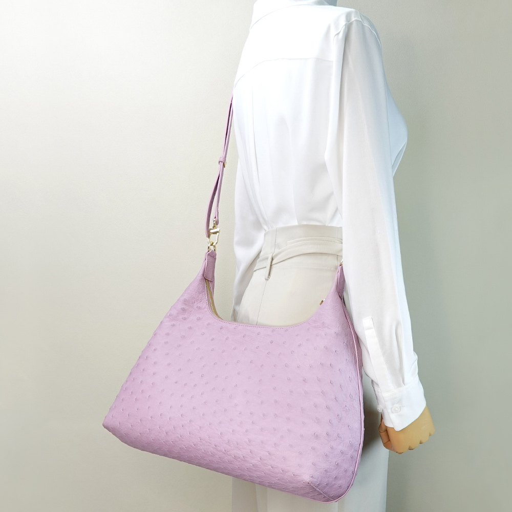 【M2nd】Ostrich Underarm bag, , large