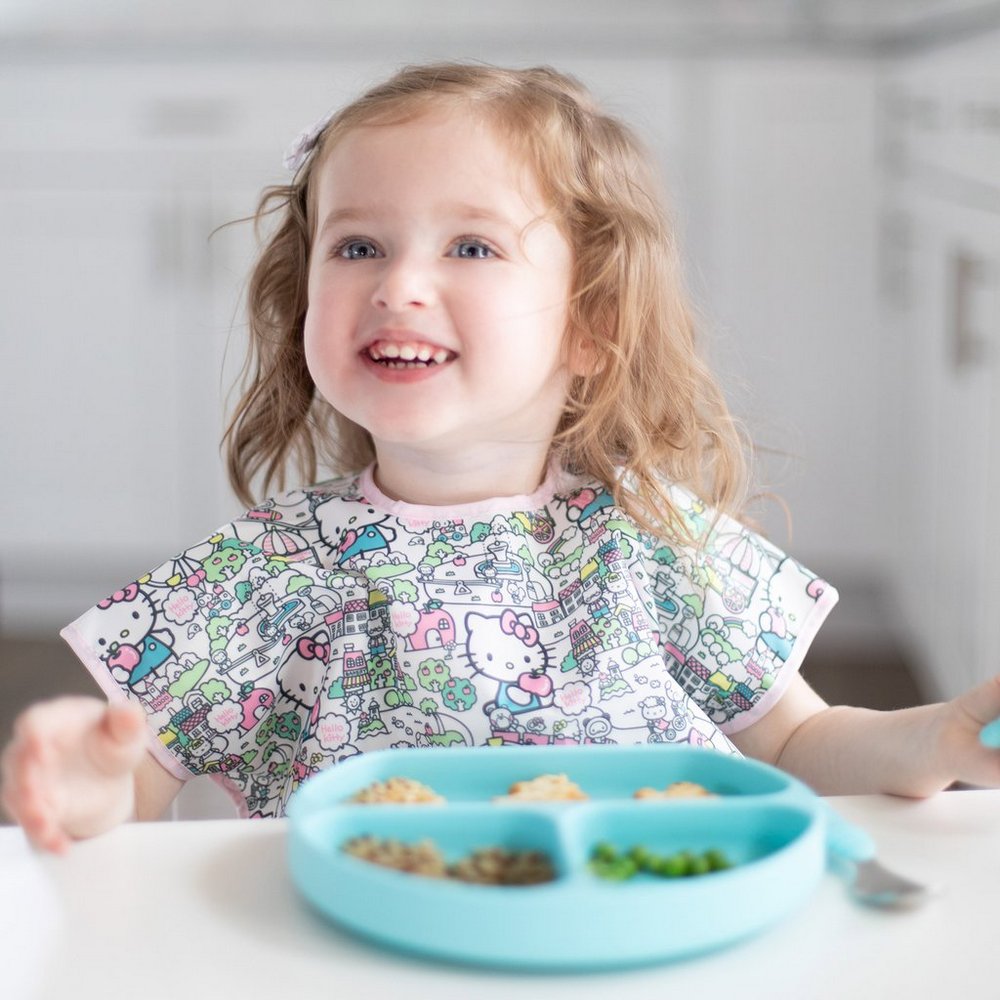 Bumkins 防水短袖圍兜兜-Hello Kitty, , large