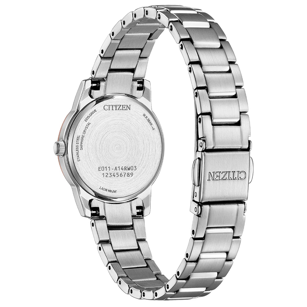 CITIZEN 星辰 光動能經典女錶-白/27.5mm EW2319-71A, , large