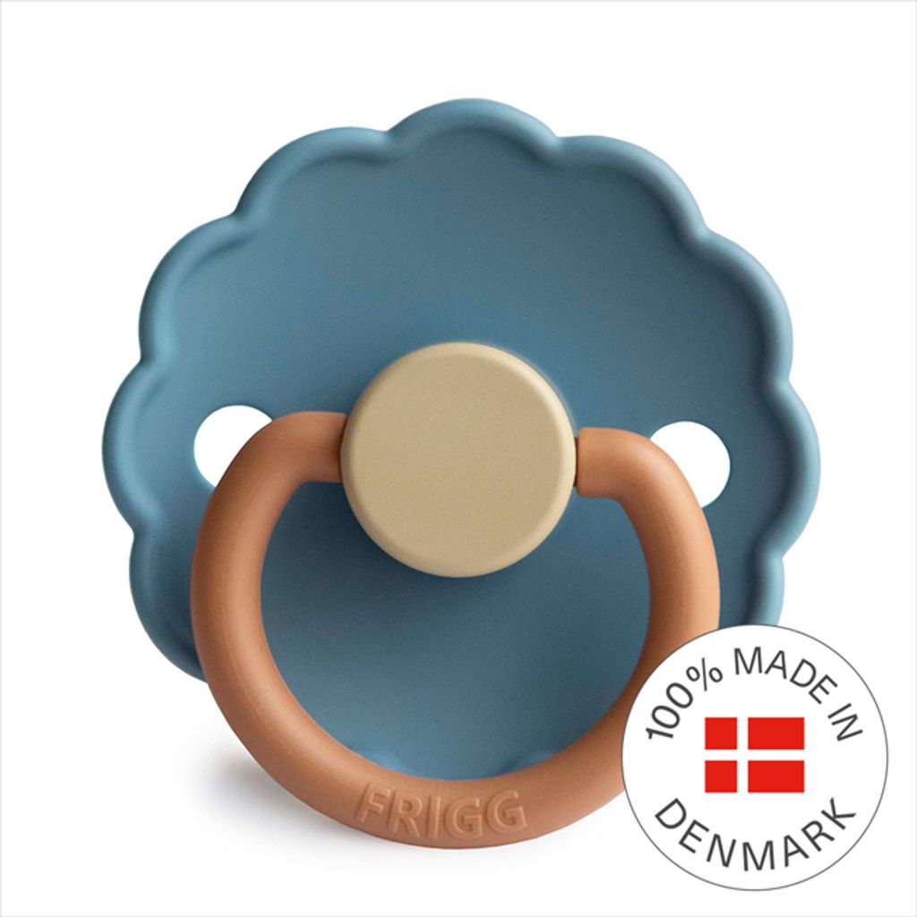 FRIGG Daisy - Round Silicone Pacifier - Breeze - Size 2, , large