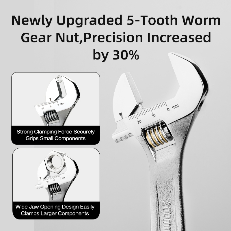 【得力工具 deli tools】活動扳手 #SLIVER-10"活動扳手 (250mm), , large