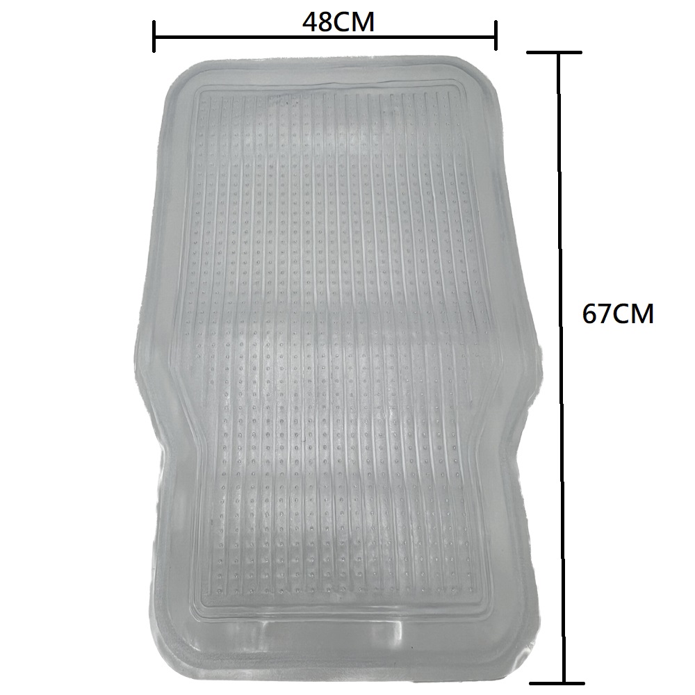 【Universal, Cuttable】Transparent 3-Piece Car Floor Mat (Car Floor Mat), , large