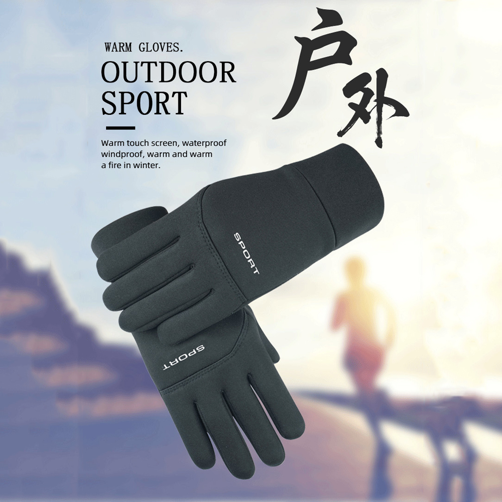 Must-Have for Outdoor Workers &ndash; Touchscreen Fleece Gloves &ndash; Stay Warm While Using Your Phone, Anti-Slip & Durable, Touchscreen Compatible, Ideal for Delivery Workers, , large