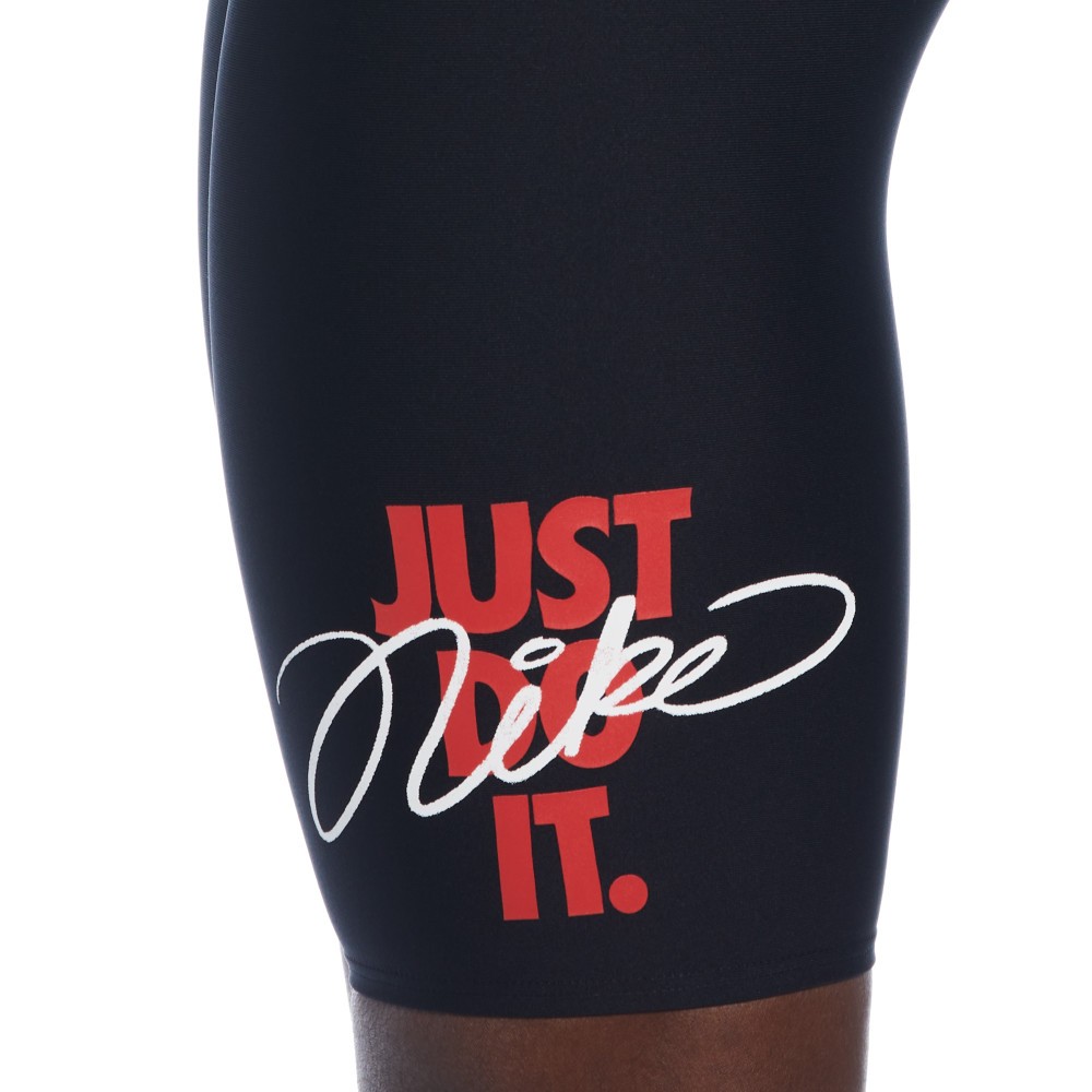 [秉宸] NIKE SWIM HYDRASTRONG JDI SCRIPT 男性及膝泳褲 NESSE014 24SS, , large