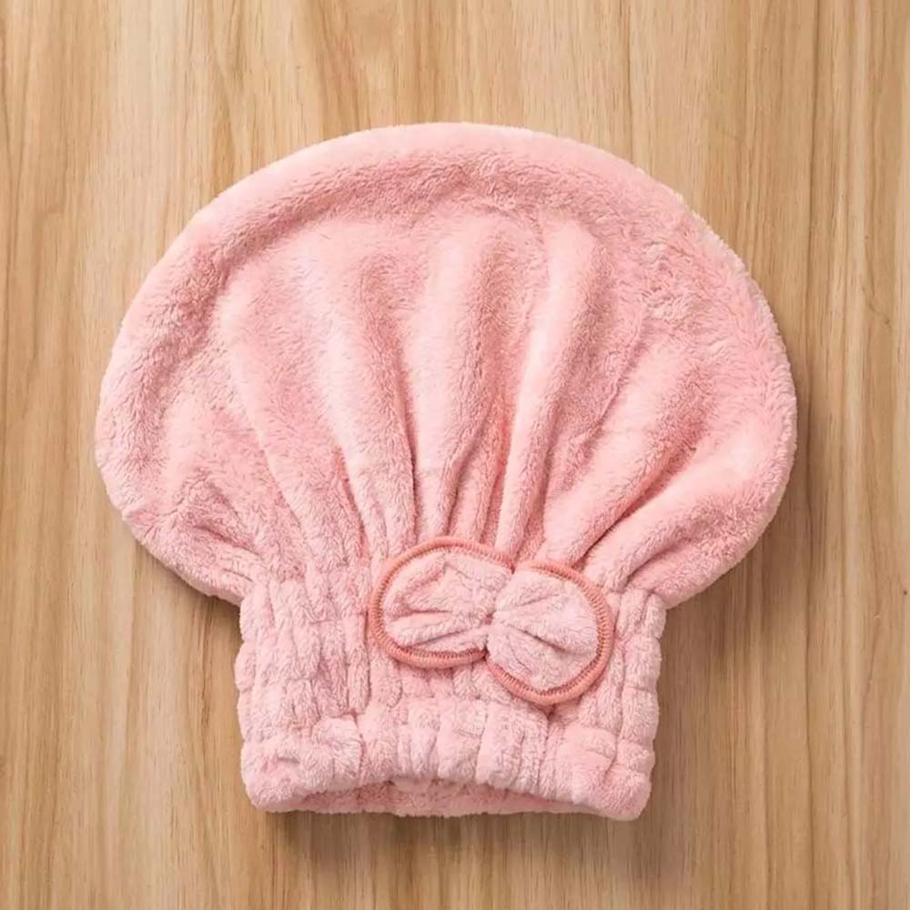 [Kaimei Cotton] Single entry, random excellent top-grade open fiber yarn, super absorbent princess shape shower cap, MIT Taiwan made, , large