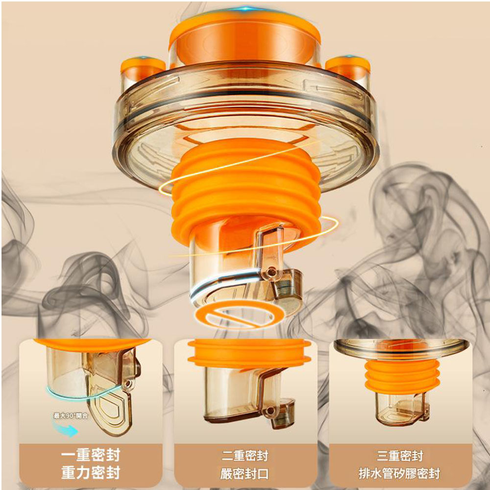 Multi-functional 3-way floor drain for kitchen, , large