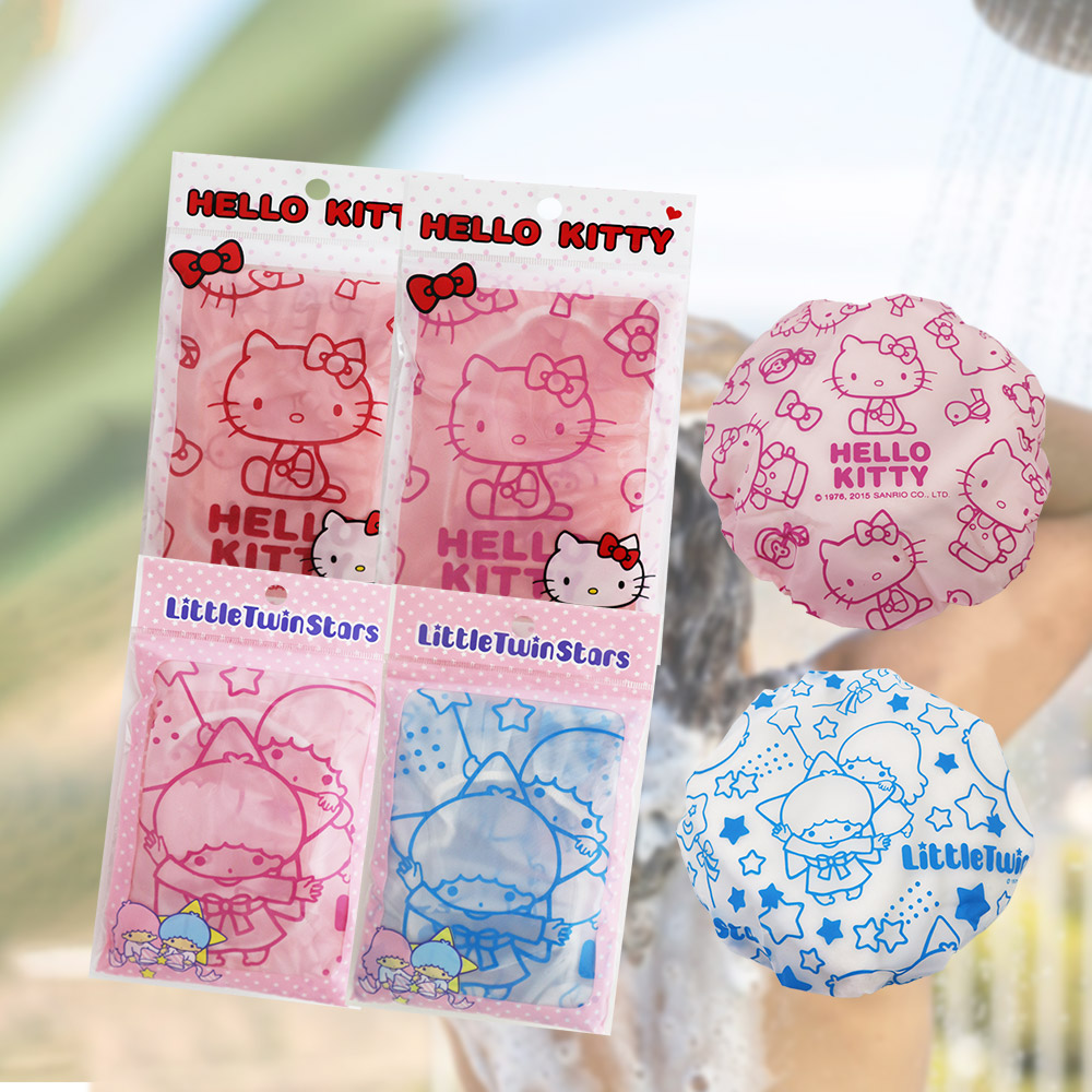 雙子星浴帽/Hello Kitty浴帽-12入, , large