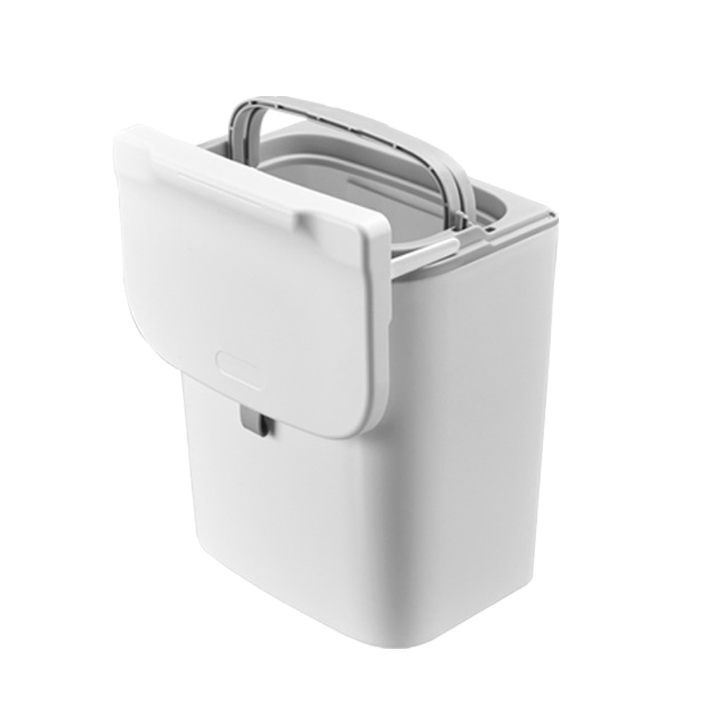 [拜爾家居] 壁掛式垃圾桶 台灣現貨 滑蓋垃圾桶 壁掛垃圾桶 廚房垃圾桶 掛式垃圾桶 垃圾桶 廚餘桶 浴室垃圾桶 廁所 (免運), , large