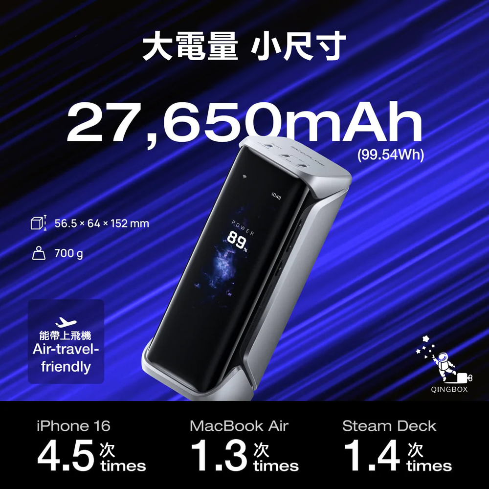 EcoFlow 正浩 RAPID Pro X EFHB140X 300W行動電源27650mAh 99.54Wh, , large
