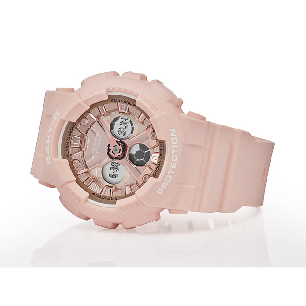 CASIO 卡西歐 BABY-G 人氣手錶/粉紅(BA-130-4A), , large