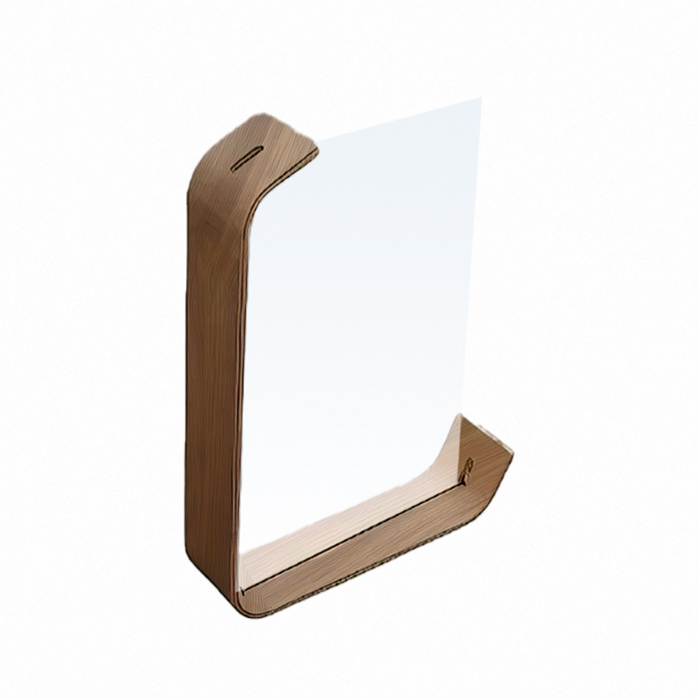 【上手家居】L型中空相框-8吋 8吋 胡桃木(壓克力相框/照片相框/立體相框/裱框/透明相框/展示框/壓克力畫框), , large