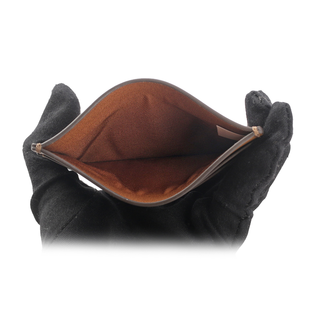 TORY BURCH Eleanor 大標誌小牛皮4卡卡片/名片夾/駝色, , large