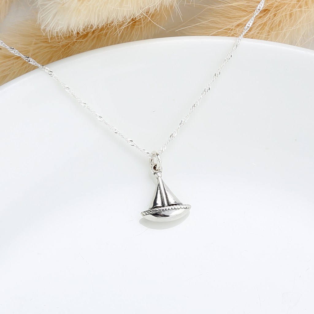 【Angel & Me】Sailboat s925 sterling silver necklace graduation birthday gift, , large