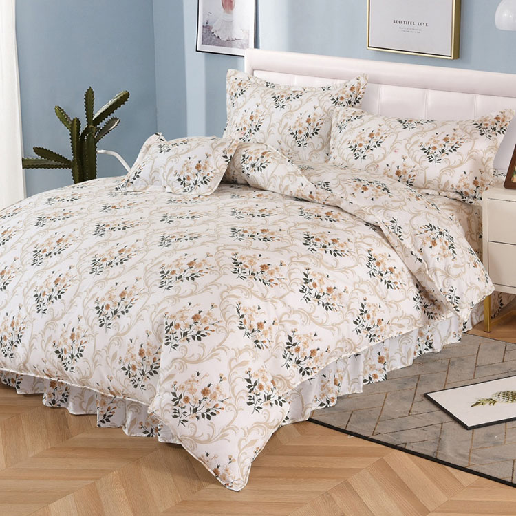 純棉雙人五件式床罩組