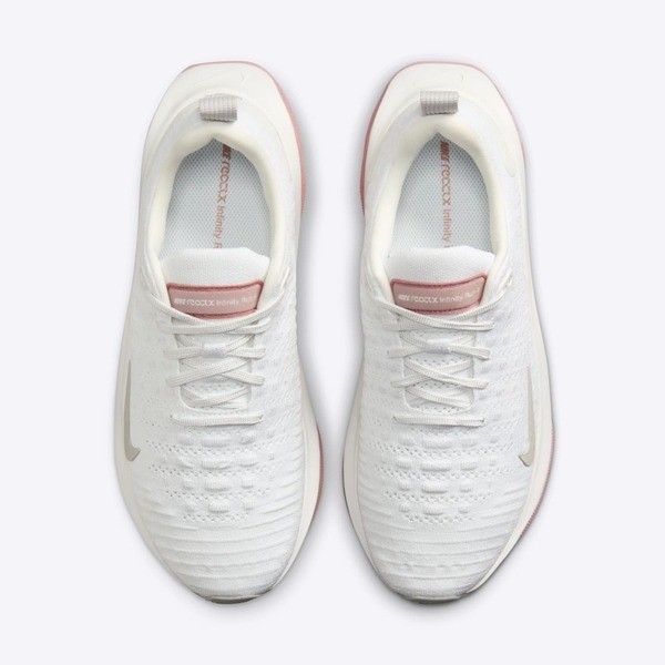 Nike W Reactx Infinity Run 4 女 慢跑鞋 路跑 訓練 緩震 米白粉 [DR2670-106], , large